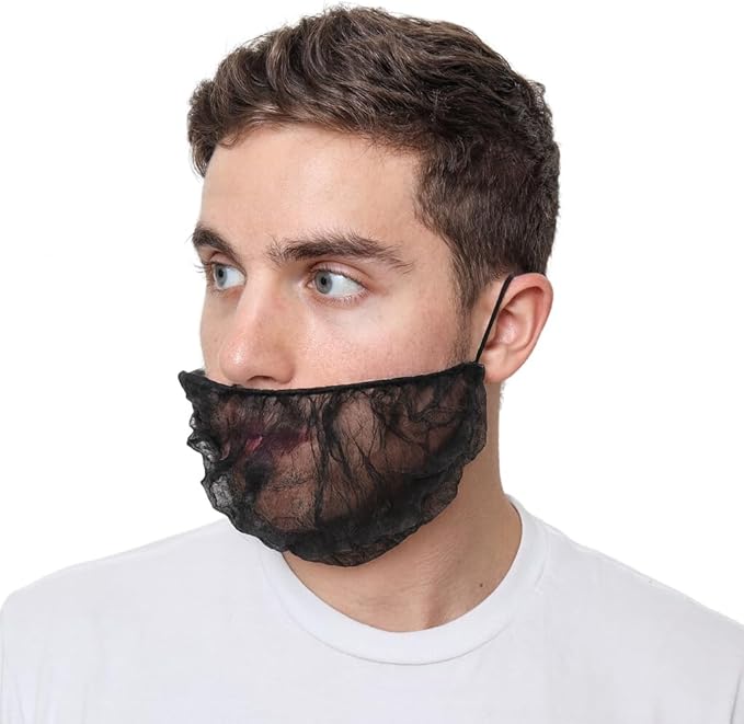 Beard Nets, Disposable Beard Covers, Beard Net by SAFEKO