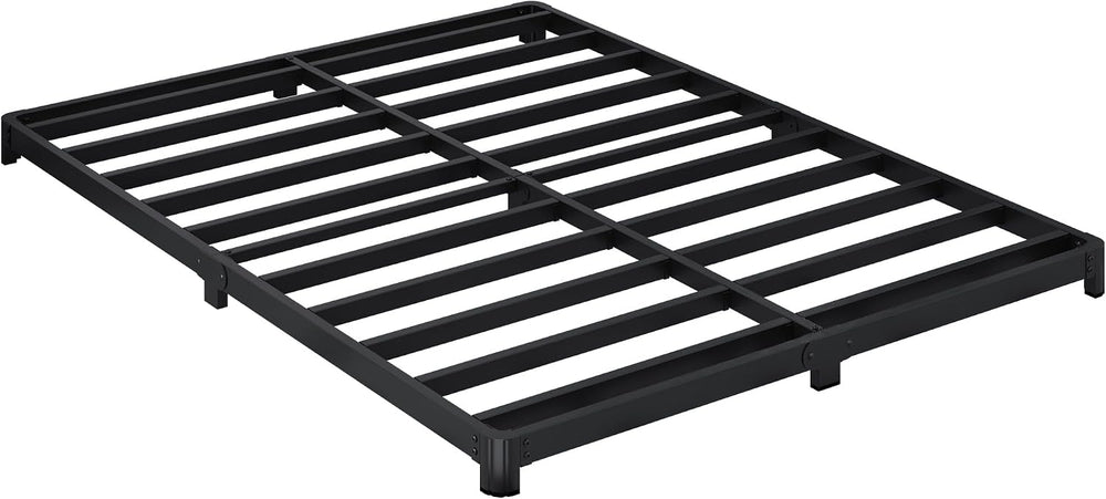 3 inch Full Size Bed Frame with Rounded Corner, Low Profile Bed Frame