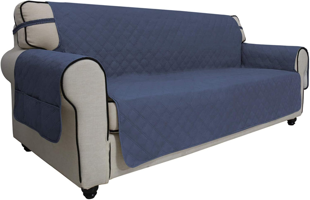 Easy-Going Waterproof Non-Slip Couch Cover, Oversized Sofa, Navy