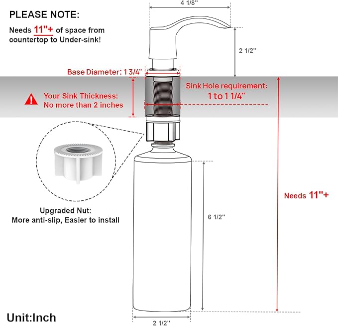 GAGALIFE Kitchen Sink Soap Dispenser - Image 6