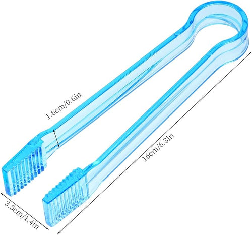 10 Pcs Plastic Buffet Serving Tongs, 6.3 Inches - Image 2