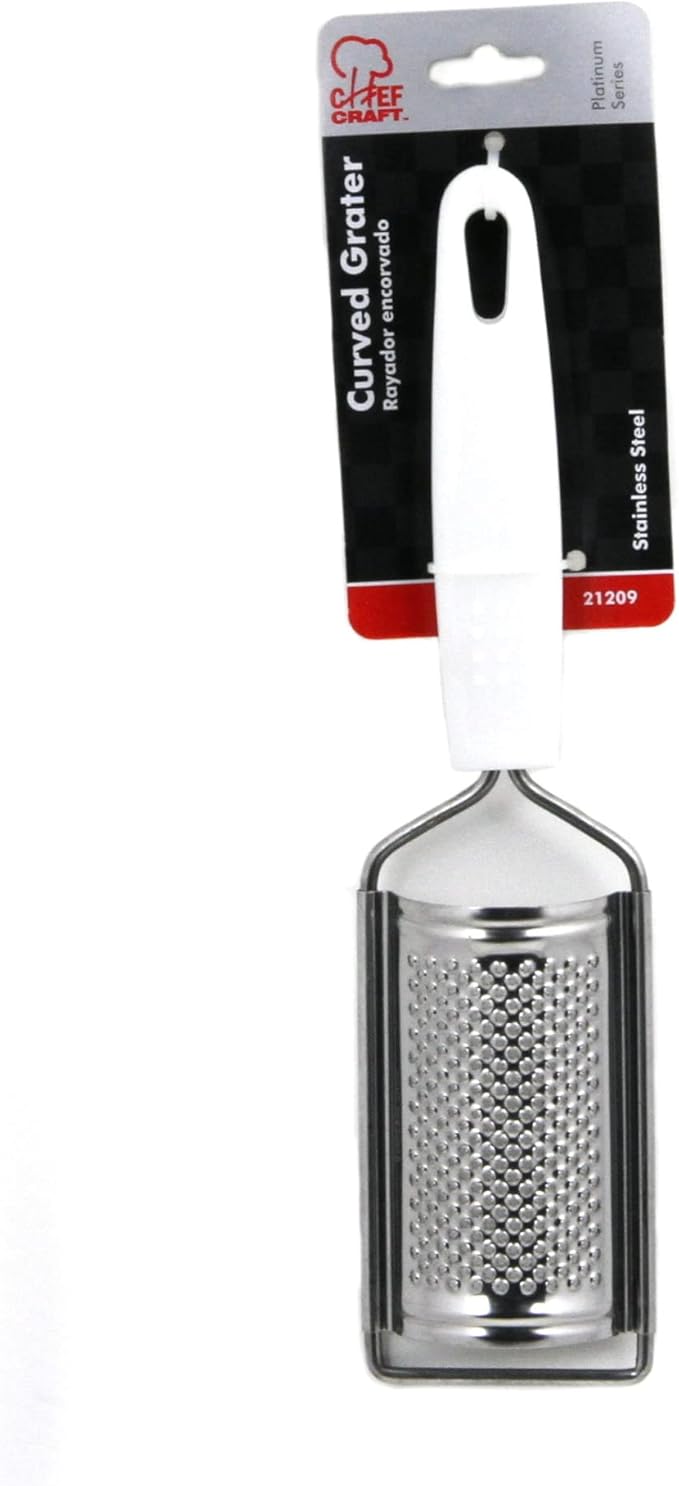Chef Craft Select Stainless Steel Curved Fine Grater/Zester, 9.75 Inches in - Image 2