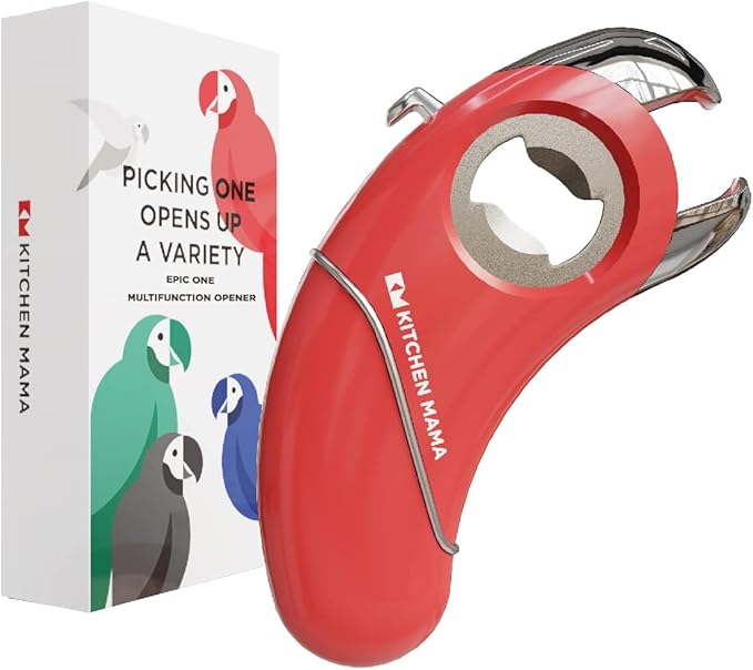 Kitchen Mama Epic One Multifunction Opener: Magnetic Bottle Opener, Beer Soda by KitchenMama
