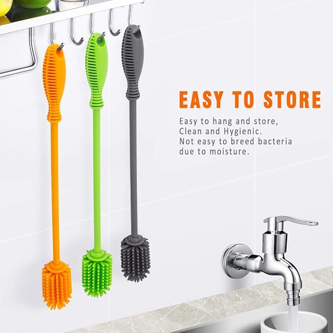 Silicone Bottle Cleaning Brush - Image 3