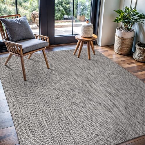 CAMILSON Outdoor Rug 9x12 Modern Area Rugs for Large Indoor and Outdoor Patio...