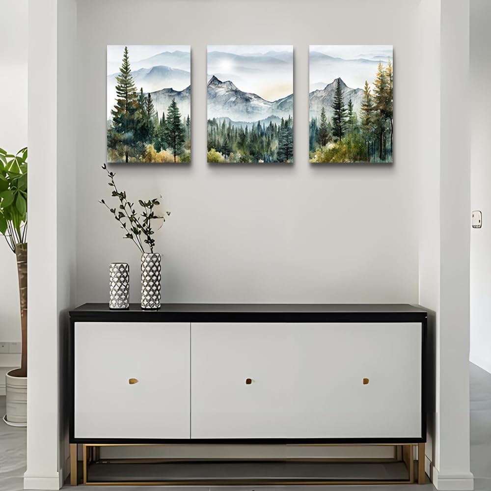 MHARTK66 3 Piece Framed Canvas Art Prints Wall Art for Living Room Modern Wal...