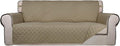 PureFit Reversible Quilted Sofa Cover, Water Resistant Slipcover Furniture by PureFit