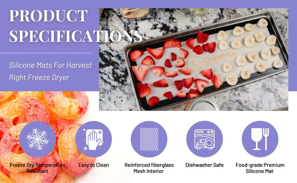 Silicone Mats For Harvest Right Freeze Dryer (L - Large)