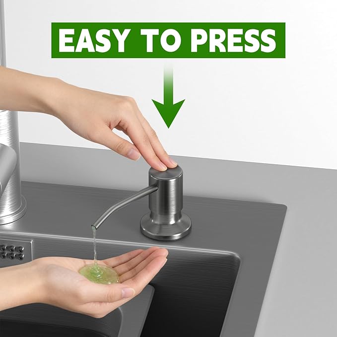 Kitchen Sink Soap Dispenser, Built in SoapDispenser, Counter Lotion Dispenser - Image 3
