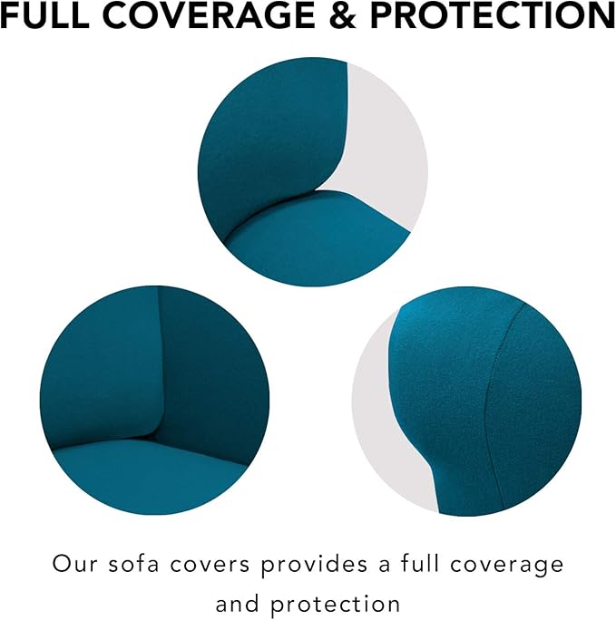 PureFit Super Stretch Chair Sofa Slipcover – Spandex Non Slip Soft Couch Sofa - Image 3