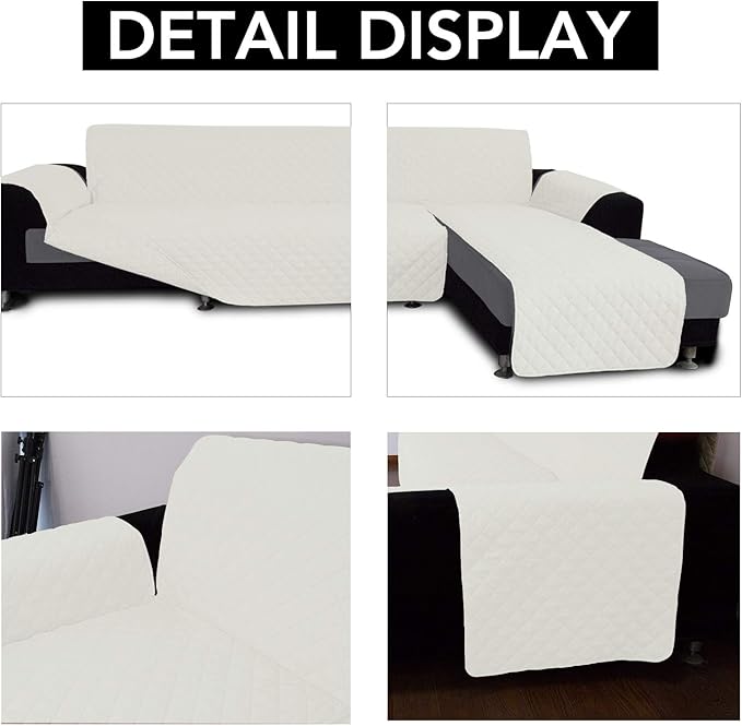 Easy-Going Sofa Slipcover L Shape Sofa Cover Sectional Couch Cover Chaise Cover - Image 4