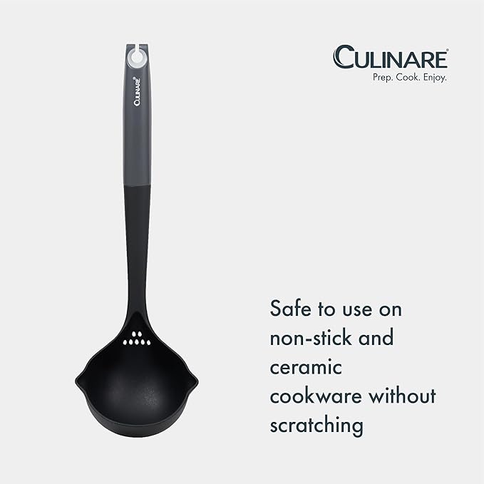 Culinare Soup Ladle with Dual Pouring Spouts & Herb Stripper – Heat-Resistant - Image 7