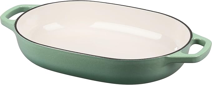 EDGING CASTING Enameled Cast Iron Oval Dutch Oven Pot