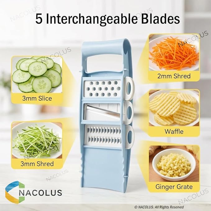 NACOLUS Handheld Mandoline Slicer - Image 2