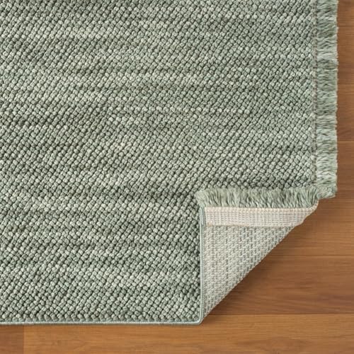 LUXE WEAVERS Machine-Woven Stain-Resistant Area Rug Green 8x10