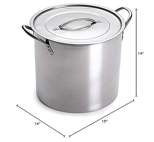 5 Gallon Stainless Steel Stock Pot - Image 2