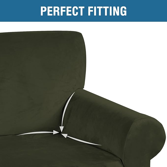 H.VERSAILTEX Stretch Velvet Sofa Covers - Image 4