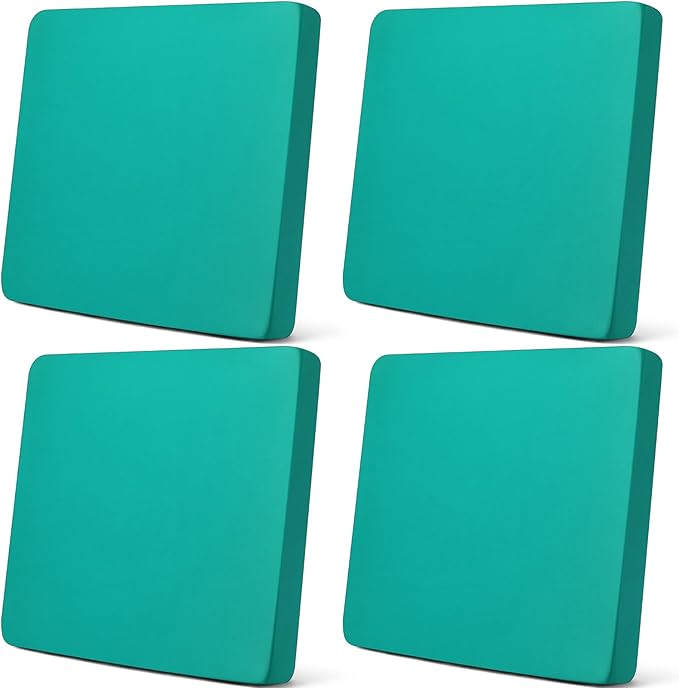 Newwiee Set of 4 Stretch Patio Cushion Covers Sofa Couch Seat Chair Slipcovers by Newwiee
