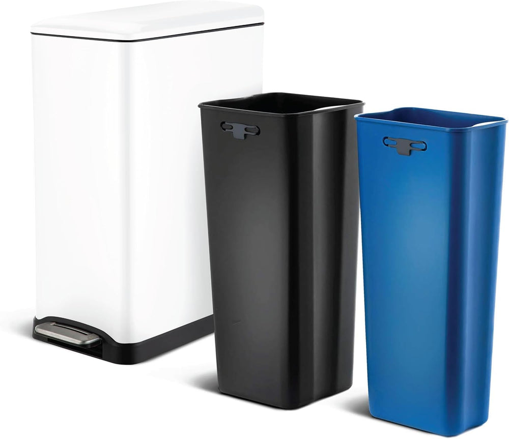 Home Zone Living 13 Gallon Slim Kitchen Trash Can