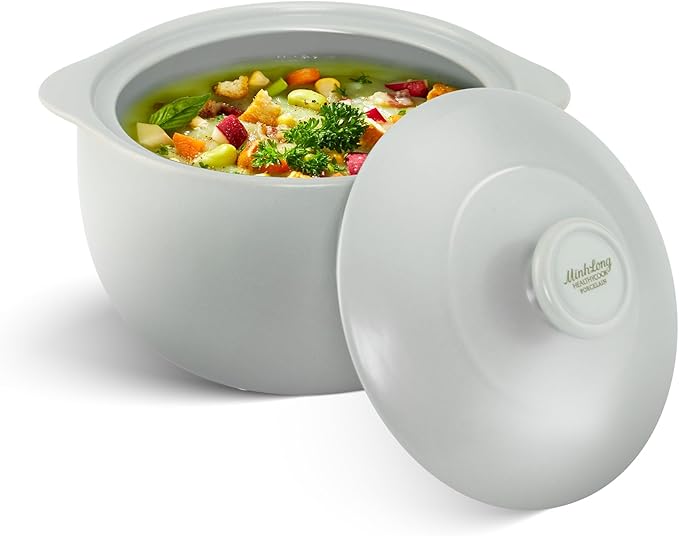 MINH LONG 1-Qt Porcelain Dutch Oven by MINHLONGSINCE1970