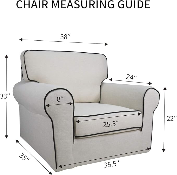 PureFit Super Stretch Chair Sofa Slipcover – Spandex Non Slip Soft Couch Sofa - Image 6