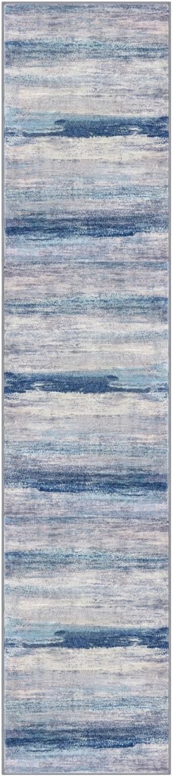 KOZYFLY Modern Abstract Washable Rug Runner 2.6x12 Hallway Rug Runner Non-Slip - Image 8