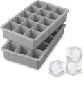 Tovolo Silicone Ice Cube Tray Oyster Gray Pack of 2 BPA Free Ice Tray Mold by Tovolo