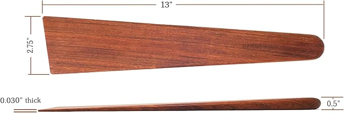 Earlywood 13 inch Handmade Wood Cooking Utensil - Image 3