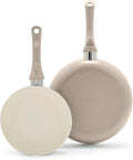 GreenLife 2-Piece Nonstick Frying Pan Set, 8” & 10” Skillets, Non-Toxic Ceramic by GreenLife