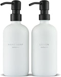 MaisoNovo Soap Dispenser 2-Piece Set | 16.9oz Clear Bottles by MaisoNovo-TheArtofSustainableLiving