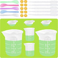 Silicone Measuring Cups for Resin Supplies, Resin Kit for 250ml &100ml by Supporteverydream