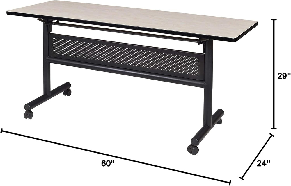 Romig Axis-Pro 60 x 24 in. Flip-Top Training Nesting Table with Modesty Panel...