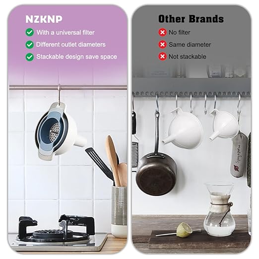 4 in 1 Funnels for Kitchen Use Filling Bottles - Image 6