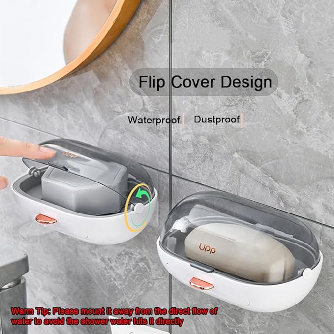 2 Pack Shower Soap Dish Holder - Image 2