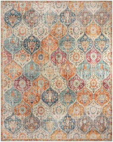 Lahome Moroccan Area Rugs 9x12 Living Room, Soft 9x12 Rugs for Bedroom