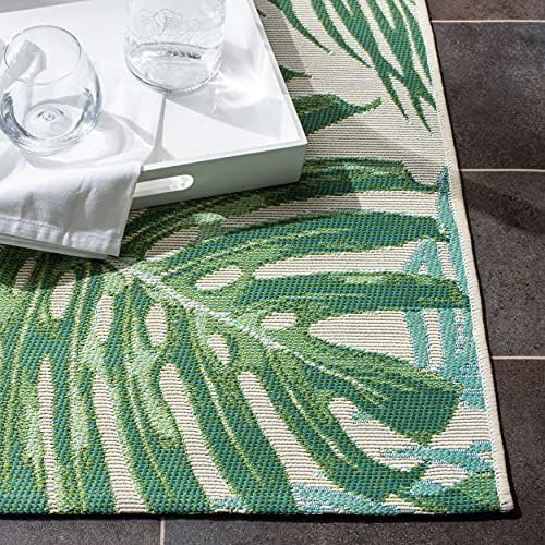 SAFAVIEH Washable Rug Outdoor Barbados Collection - 8' x 10'5", ...