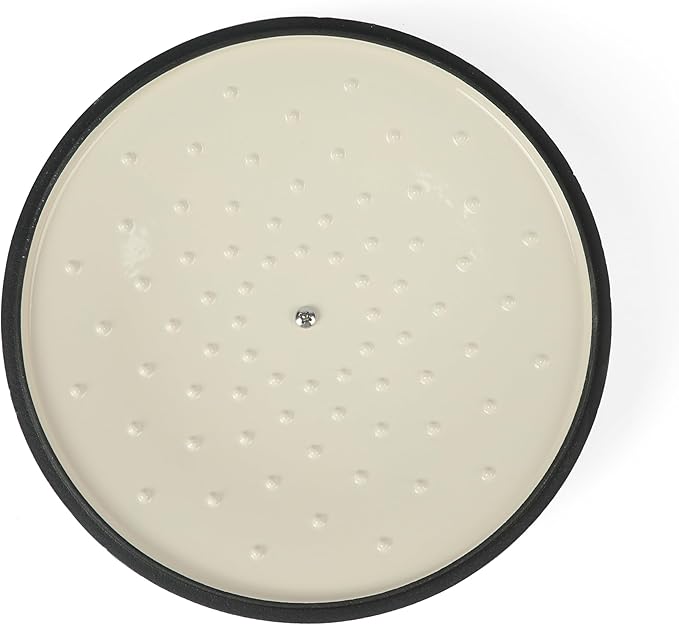 Martha Stewart Gatwick 3.5-Quart Enameled Cast Iron Dutch Oven Braiser – Linen - Image 6