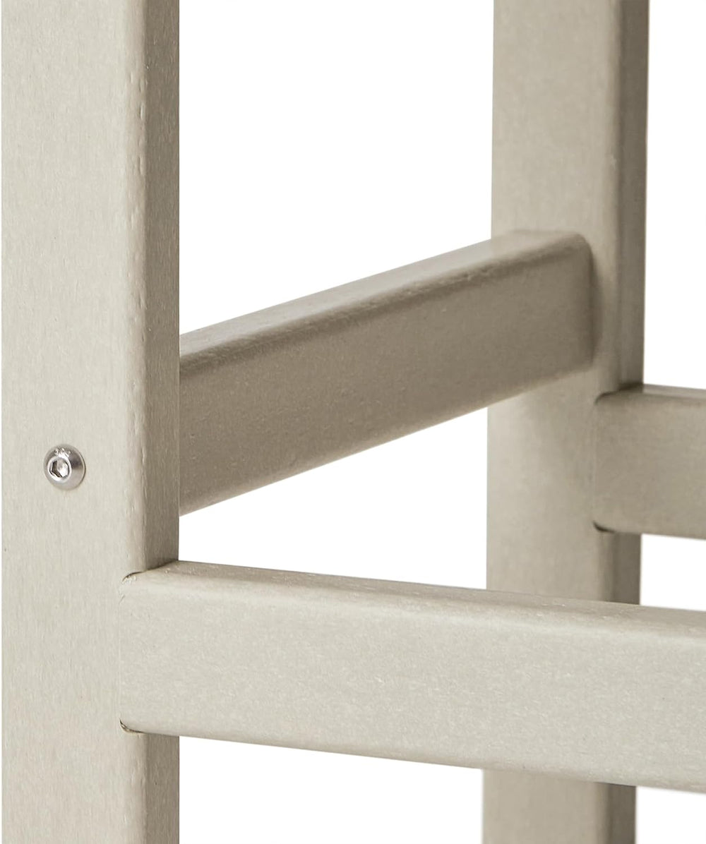 WestinTrends Malibu 14" Square Outdoor Side Table for Adirondack Chair