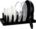 MinBoo Bamboo Pot Lid Organizer Pot Lid Holder, Pot and Pan Organizer Drawer by MinBoo