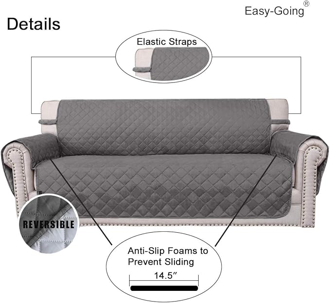 Easy-Going Reversible Oversized Couch Cover - Image 3