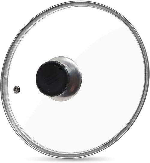 10.25 Inch Glass Lid for Frying Pan Tempered Glass Pot Lid by Unknown