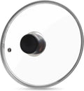 Glass Lid for Frying Pan Tempered Glass Pot Lid by Unknown