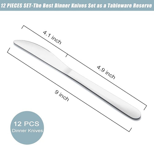 12 Pieces Butter Knives Set - Image 2