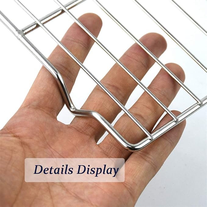 Grilling Rack Heavy Duty Wire Grate Oven Roasting Rack 5.3 x 8.75 inch - Image 3