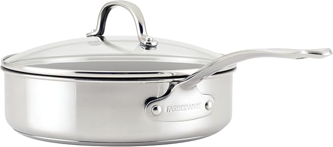 Farberware Millennium Stainless Steel Nonstick Cookware Set, 10-Piece Pot and - Image 12