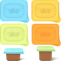 Baby Food Lids Compatible with Gerber Food Containers, BPA Free Silicone Baby by Giichen