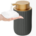 Ceramic Foaming Soap Dispenser, 12 oz Bathroom Foam Hand Soap Dispenser by Dlirho