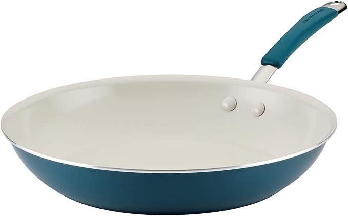 Rachael Ray Cucina Ceramic Nonstick Frying Pan/Skillet, 12.5 Inch Non Stick by RachaelRayKitchenware