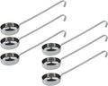 10.55 Inch 3 oz 6 Pcs Silver Stainless Steel 201 Long Handle Soup Spoon by TSNAMAY