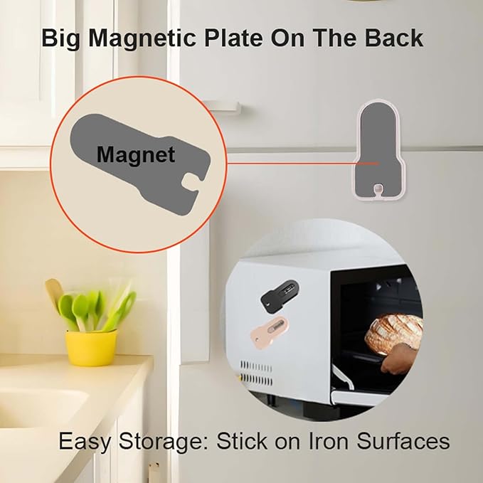 2-Pack Magnetic Retractable Bread Lame Scorer, Sourdough Scoring Knife Tool - Image 2